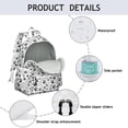 thumbnail image 4 of Pet Paw Print and Bone Backpack for School,Cute School Bag,Schoolbag with Adjustable Shoulder Straps & Padded Back,13.4"x11"x4.7", 4 of 6