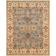 thumbnail image 1 of Safavieh Antiquities Collection AT847A Handmade Traditional Oriental Blue and Ivory Wool Area Rug (6' x 9'), 1 of 3