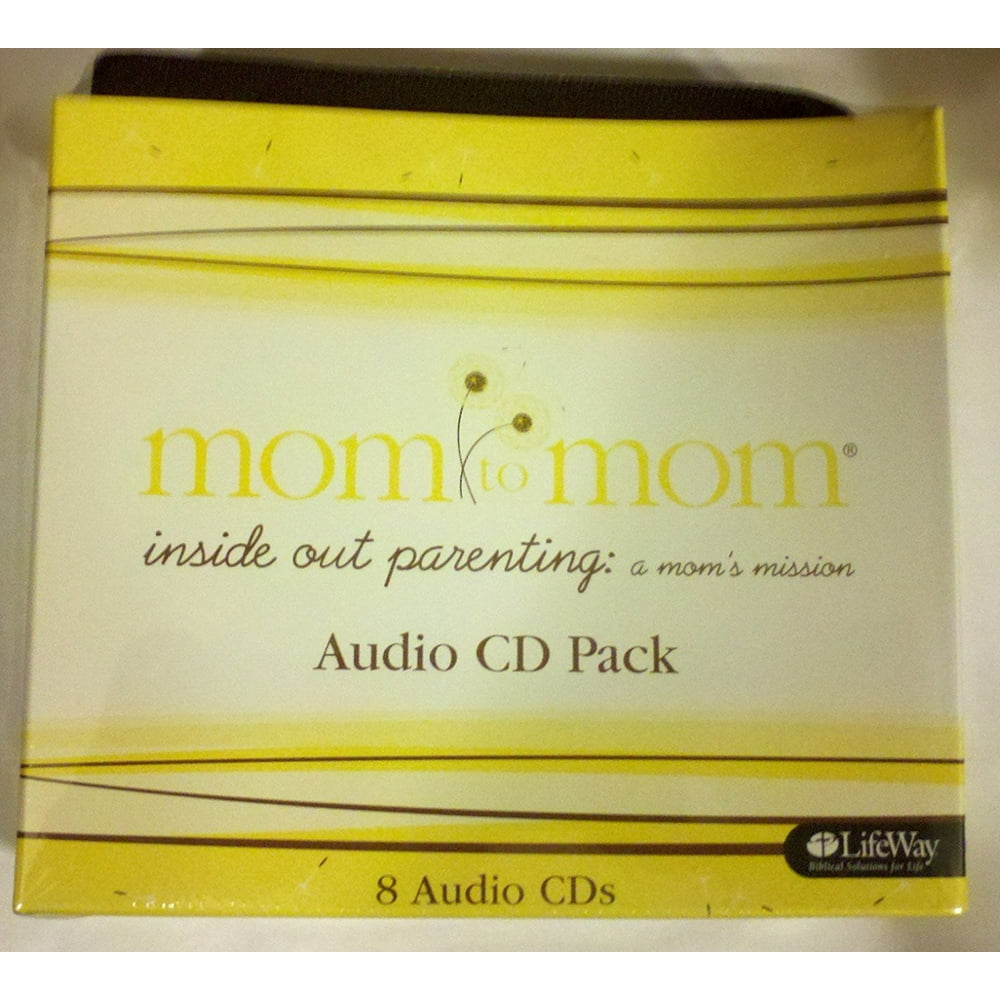 Mom to Mom Inside Out Parenting Audio CD Pack, 8 audio CDs in a zipper
