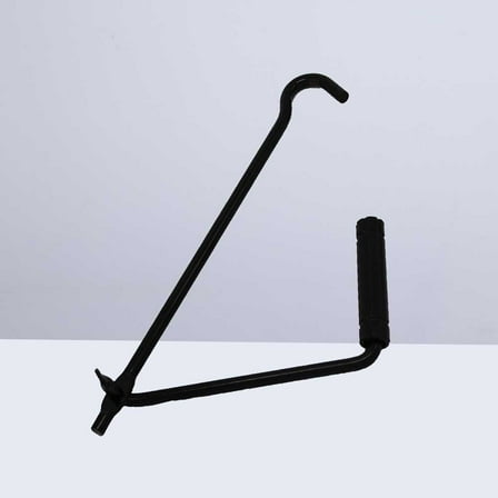 PartyKindom Portable Car Lift Car Foldable Hand Jack Rocker Black 1Pcs