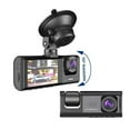 thumbnail image 1 of PENGXIANG Car DVR Dash Cam Video Recorder G-Sensor 1080P HD 3Lens Front/Rear/Inside, 1 of 9