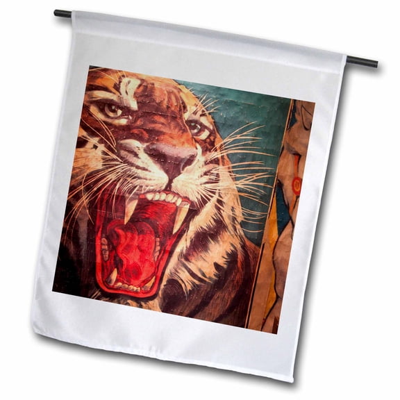 3dRose, Florida, Sarasota, Ringling Museum, Circus Museum - US10 WBI0588 - Walter Bibikow, 18 x 27 inch Garden Flag