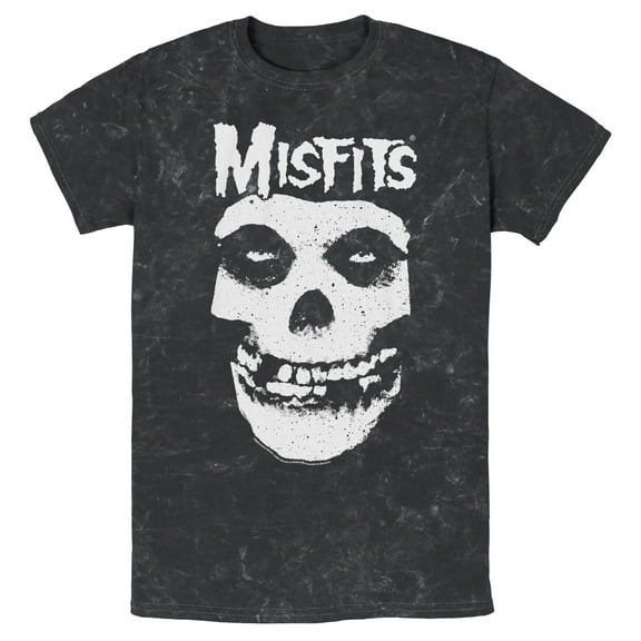 Men's Misfits Classic Fiend Skull Logo Graphic Tee Black Large