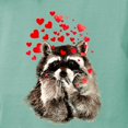 thumbnail image 3 of CafePress - Raccoon Blowing Kisses Cute Animal Love T Shirt - Womens Comfort Colors® Shirt, 3 of 4