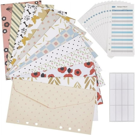 Retro Kraft Paper Stationery Paper & Envelopes with Sticker Rectangle White 171x84x0.2mm