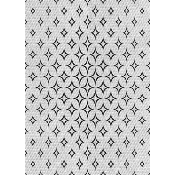 Ahgly Company Indoor Rectangle Patterned Gray Novelty Area Rugs, 7' x 10'