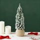 thumbnail image 3 of Mini Árbol de Cedro Nevado Flocado para Mesa, Decoración Navideña para Escritorio y Repisa., 3 of 6