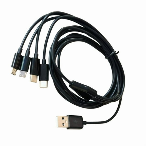 Universal USB Charging Cable with Type C Micros USB End MultiCharging Cable Perfect for Multiple Device Compatibility