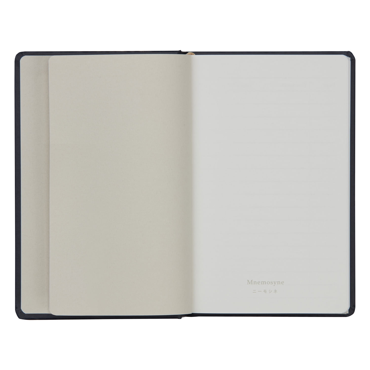 Maruman A6 Notebook Mnemosyne Journal Navy 5mm Dot grid