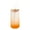 Orange, variant on 16oz Sublimation blank glass Jar Cans ombre gradient Tumblers (Includes Bamboo Lid  Straw)