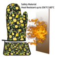 thumbnail image 5 of Gaeub Lemon Fruits Flowers Leaves Print Oven Mitts and Pot Holders Sets of 2,Heat Resistant Pad,Cooking Gloves, for Baking BBQ Home Decor, 5 of 7