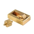 thumbnail image 4 of Leather Top Edge Dye Oil Roller Box Applicator Craft Treatment Tool Brass with Extra Roller, 4 of 7