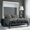 thumbnail image 2 of Atlin Designs 2 Piece Full Wall Bed Set in White and Gray, 2 of 14