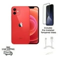 thumbnail image 1 of Paquete Apple iPhone 12 Mini (Desbloqueado) de 64 GB Rojo (A2176) con Cristal Templado Preinstalado (Reacondicionado)., 1 of 6