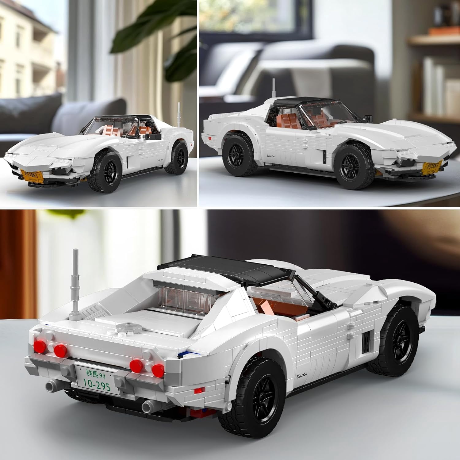 Technology Supercar Building Block Kits, Car Model Building Sets, MOC Car, Collections Enthusiasts, 1347 Pieces