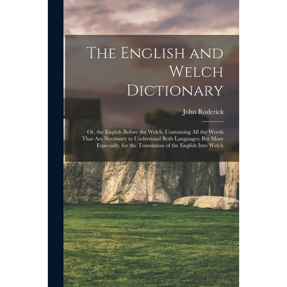 The English and Welch Dictionary, (Paperback)