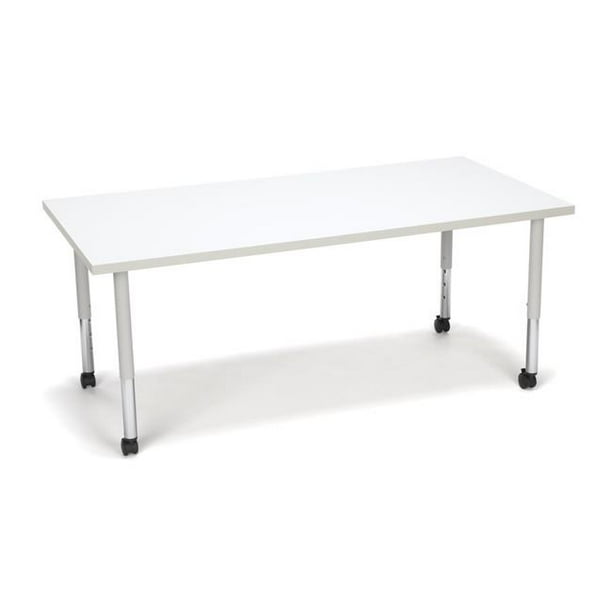 OFM RECTSLCWHT Adapt Series Rectangle Student Table 2028 in