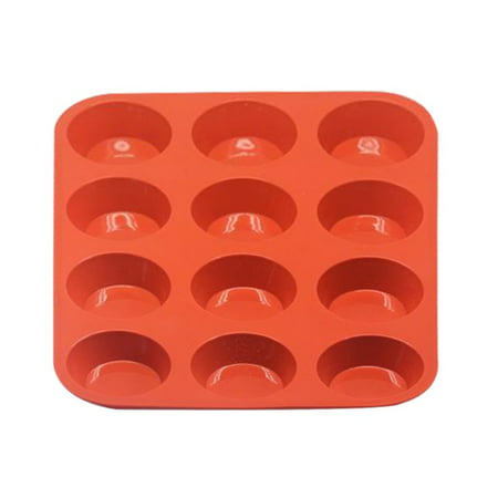 Supersellers 12 Cavity - Silicone Muffin Pan Cupcakes Baking Mould Unbonded Cookie Cake Muffin Cooking Tray Tools