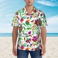 thumbnail image 4 of Lsque Paisley pattern Hawaiian Shirt for Men, Unisex Summer Beach Casual Short Sleeve Button Down Shirts-Medium, 4 of 9