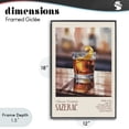 thumbnail image 4 of Stupell Industries Glam Sazerac on Reflective Surface Black Framed Giclee Art, 12 x 18, by Andreas Magnusson, 4 of 8