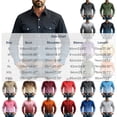 thumbnail image 3 of hoksml Men's Gradient Western Long Sleeve Shirt Point Collar Dual Pocket Stretch Casual Everyday Top, 3 of 9