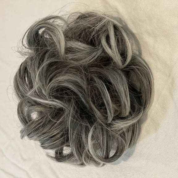 Apexhairs Messy Bun Hair Piece Salt And Pepper Hair Scrunchies Gray Hair Scrunchy Hairpieces Bun Updo