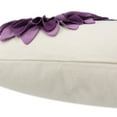 thumbnail image 3 of JWH 3D Handmade Decorative Purple Canvas Flower Accent Pillow Covers Square Shape 18x18inch, 3 of 8