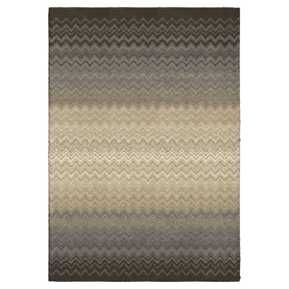 Orian Rugs Waves Waving Chevron Plush Area Rug