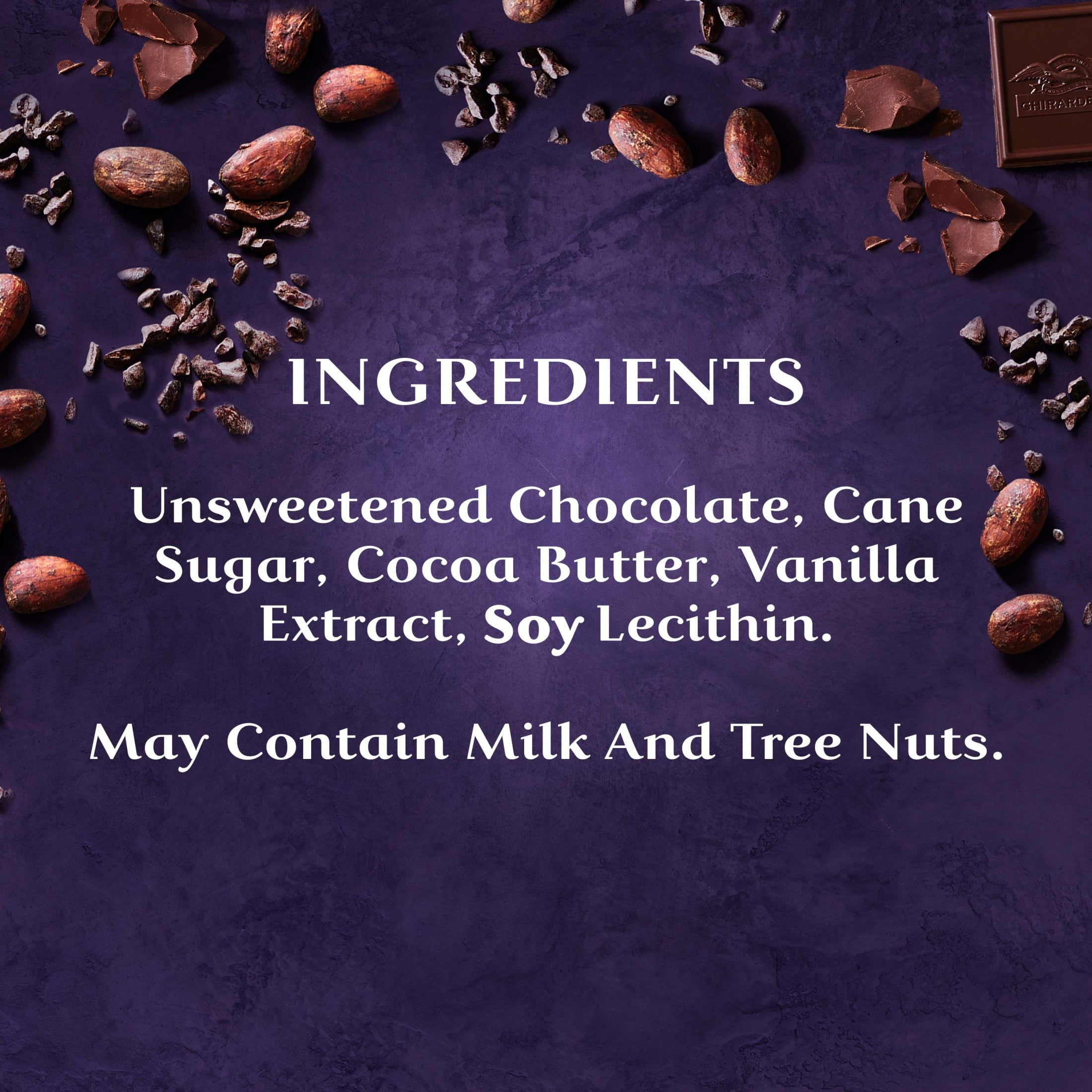 GHIRARDELLI Intense Dark Chocolate Bar, 72% Cacao, 3.5 oz Bar