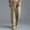 Khaki, variant on Mens Pants Relaxed Fit Breathable Outdoor Trousers Regular Fit Workout Comfort Waist Pants Summer Cool Clothing Rose Gold Size XL