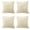 Beige, variant on Cterwk 4 Pack Throw Pillow Covers Decorative Square Solid Thick Super Soft Velvet Cushion Case for Sofa Couch Living Room Office, 16 x 16inch