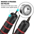 thumbnail image 4 of Cuerdas para saltar Altera  KANDA C/ Mango Antideslizante De 3m Color Negro-Rojo 2 Pz, 4 of 4