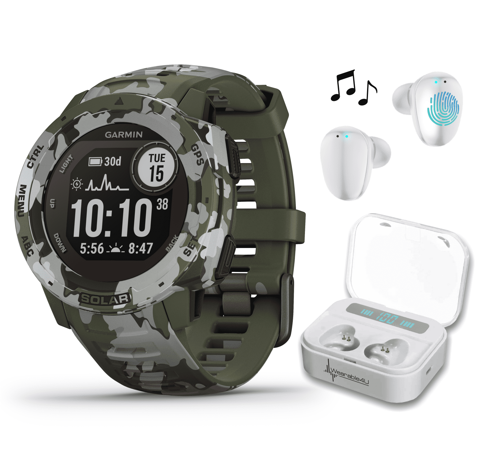 garmin instinct solar gps smartwatch