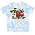 thumbnail image 3 of Inktastic My Grandpa is a Firefighter with Fire Truck Boys or Girls Toddler T-Shirt, 3 of 5