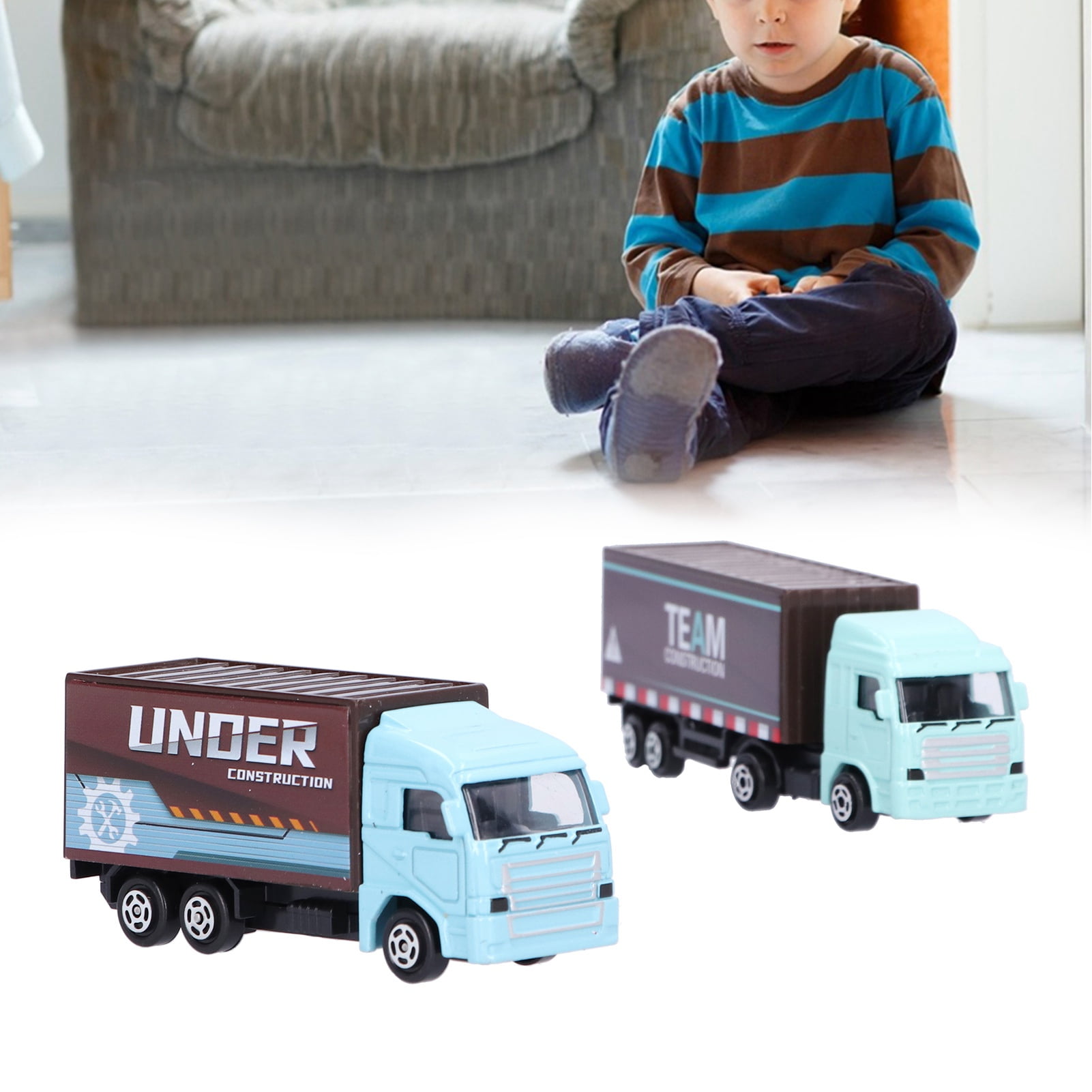 Henmomu Container Truck Toy,Container Truck Toy Exquisite Simulation