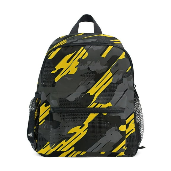 ALAZA Camouflage Yellow School Backpack Small Bookbag Mini Bags