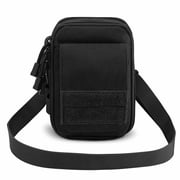 Outdoor Zip Pocket Waist Belt Bag Phone Utility Pouch Chest Pack Bags Men Single Shoulder Bag