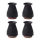 thumbnail image 2 of 4 UdsDe fundas de silicona para patas de mueblesalmohadilla para pies de mesaProtector de suelo (negro) Ndcxsfigh Nuevos Originales, 2 of 8