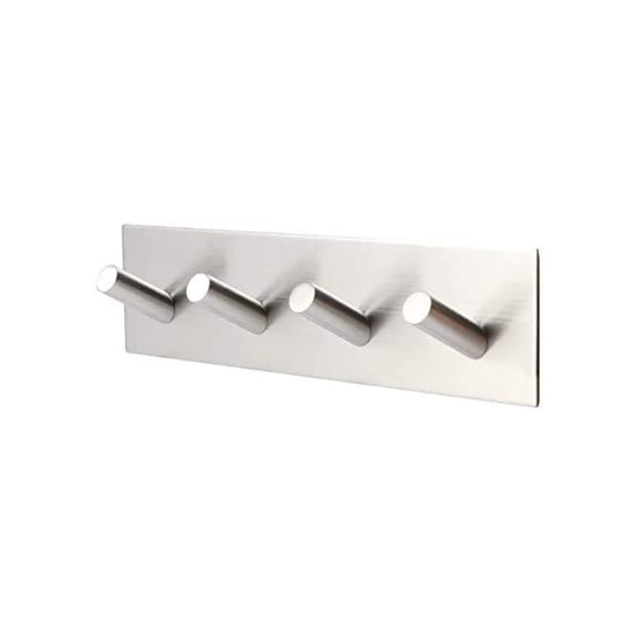 Adhesive Hooks, Wall Hanger Towel Hooks Heavy Duty Hooks for Hanging Ideal for Bathroom Shower Kitchen Home Door Closet Cabinet Stainless Steel