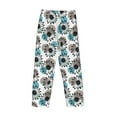 thumbnail image 3 of Vsdgher Watercolor Sunflower Print Mens Pajama Pants Sleep & Lounge Pants, PJ Bottoms With elastic waistb and Pockets, 3 of 5