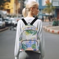 thumbnail image 7 of FORMRS Mini Backpack Purse for Women Quilted Travel Daypack Casual Shoulder Bag, Seaside Boat, 7 of 7