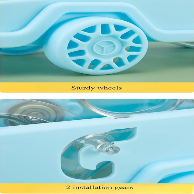 lanema Dense Vehicle Pet Fitness Toy Noiseless Wheel for Cage and Small Gentle Texture Pet Activity Wheel Polystyrene Building for Tiny Pet Exercise