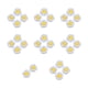 thumbnail image 2 of 30 Piezas Parches de apliques de flores Baoblaze Bordados de colores mezclados gris, 2 of 8