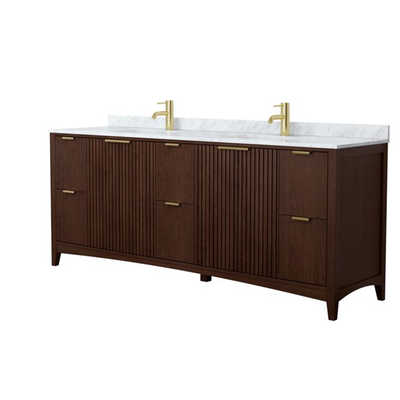 Wyndham Collection WCF919184DDDCMUNSMXX Palmilla 84" Free Standing Double Basin Vanity Set