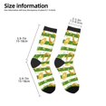 thumbnail image 2 of Rocae Watercolor St Patrick Day for Girls Boys Crew Socks,Children's Socks, Kids Socks, Toddler Socks: Daily Wear with Kids School Uniform, 2 of 5