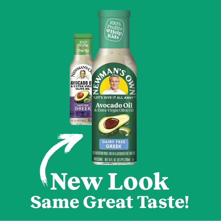 NEWMANS OWN - Dressing Extra Virgin Olive Oil Greek Avocado 8OZ ( Pack of 6) NEWMANS OWN - Dressing Extra Virgin Olive Oil Greek Avocado 8OZ ( Pack of 6)