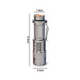 thumbnail image 2 of Mini linterna recargable con zoom telescópico, 2 of 5