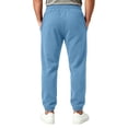 thumbnail image 6 of Resicozy Mens Jogger Sweatpants Wide Leg Cuffed Straight Pant Drawstring Elastic Waist Fleece Athletic Sweatpants with Pockets Sky Blue XL, 6 of 9