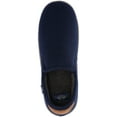 thumbnail image 5 of Dockers Men's Slippers Twin-Gore Slip-On Faux Wool, Navy, Size 13, 5 of 6