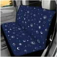 thumbnail image 3 of Yuyamidu Sun and Moon Car Seat Cover Set of 14 Blue Steering Wheel Cover Seat Belt Pad Cup Holder Headrest Covers Auto Armrest Cover Key Chain, 3 of 7